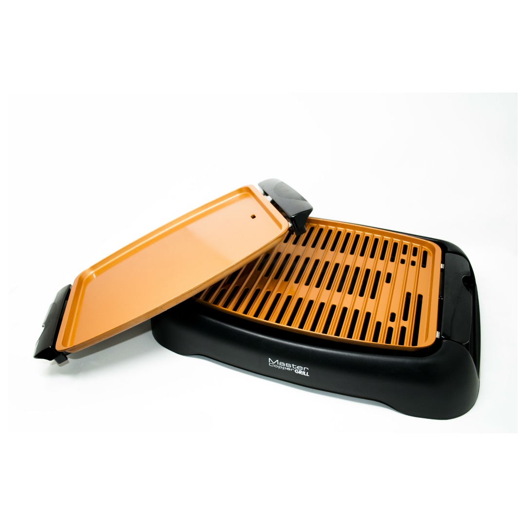 Grătar electric și plită Master Copper Grill