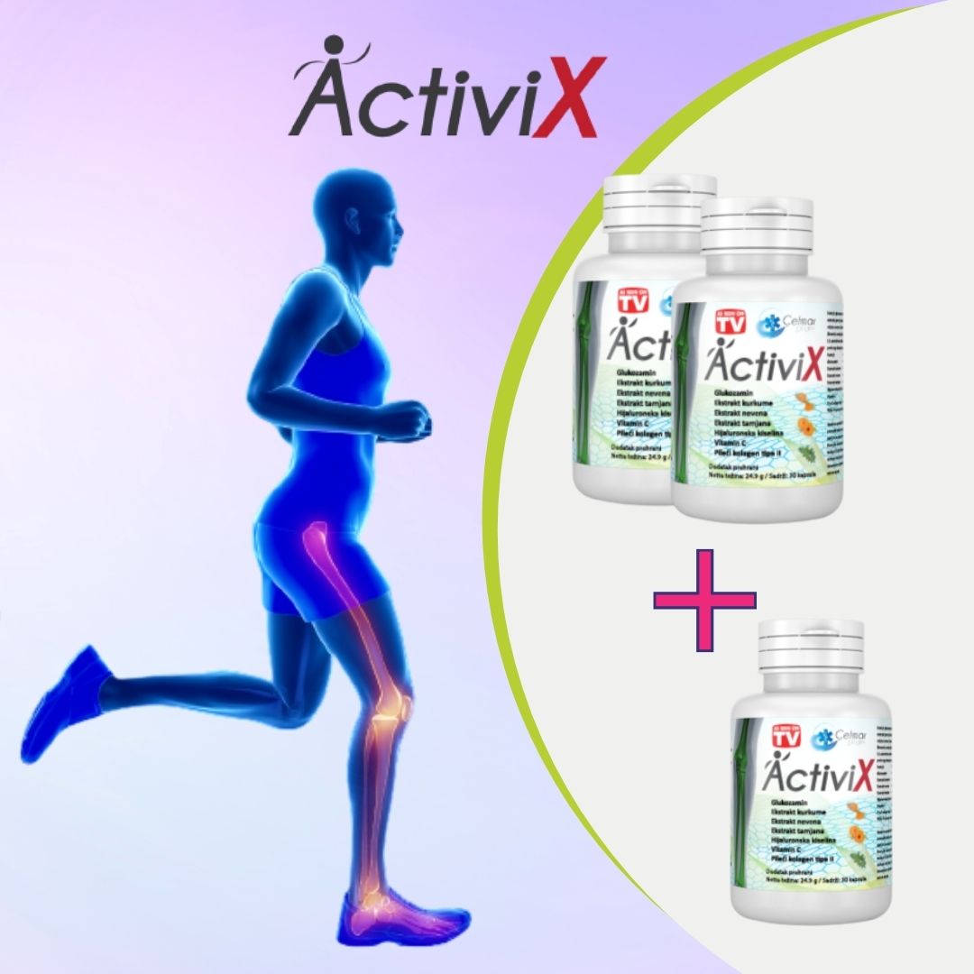 Set 2+1 GRATUIT, Supliment alimentar pentru articulații pe bază de curcuma, ActiviX