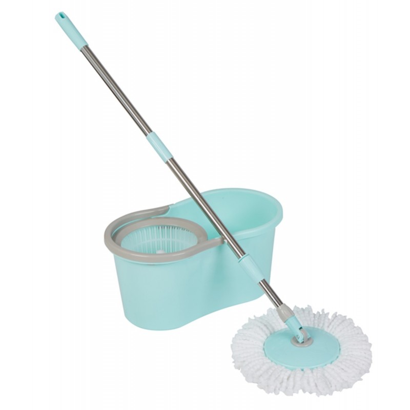 Mop rotativ ReFresh cu mâner  telescopic și găleată cu storcător 11L