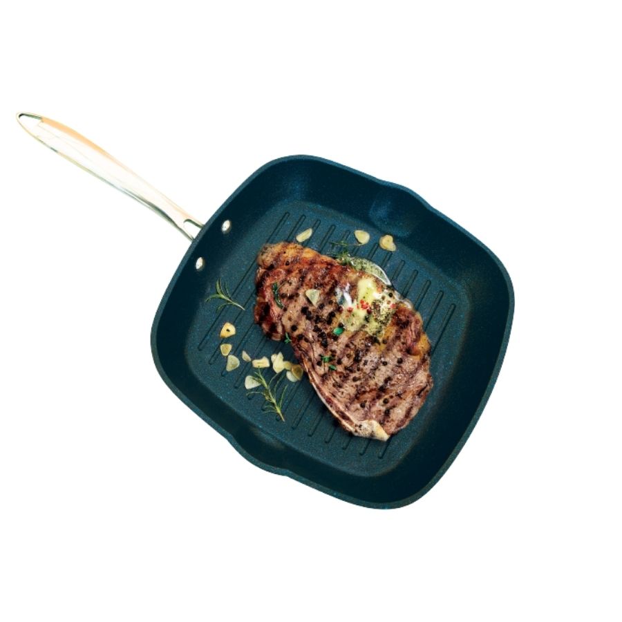 Tigaie grill 28 cm antiaderentă Hammer Diamond by Regis Stone