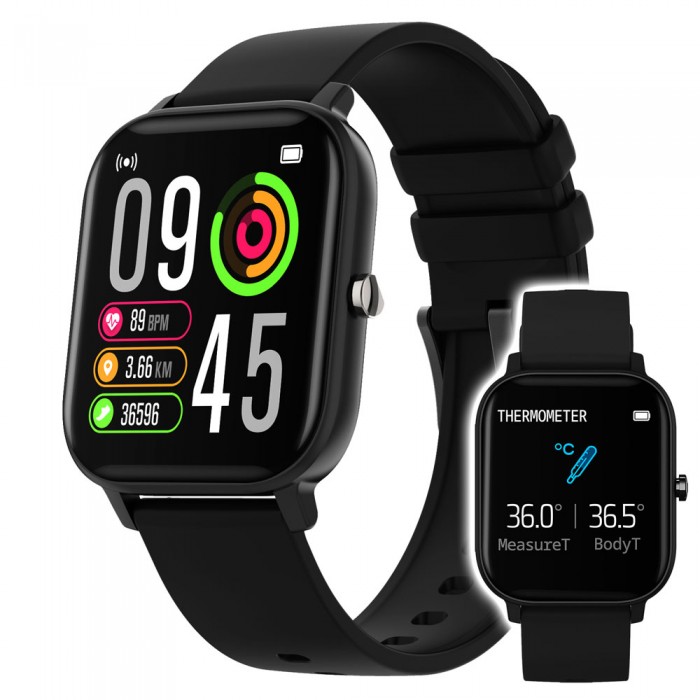 Ceas Wellness Smart Pro, negru