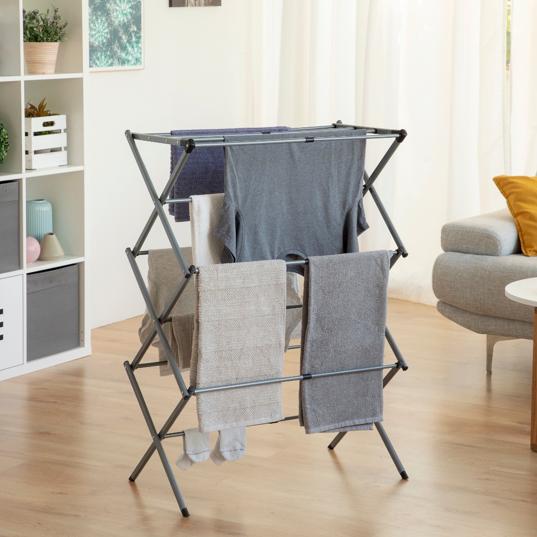 Uscător extensibil și pliabil din aluminiu Folding Clothes Rack