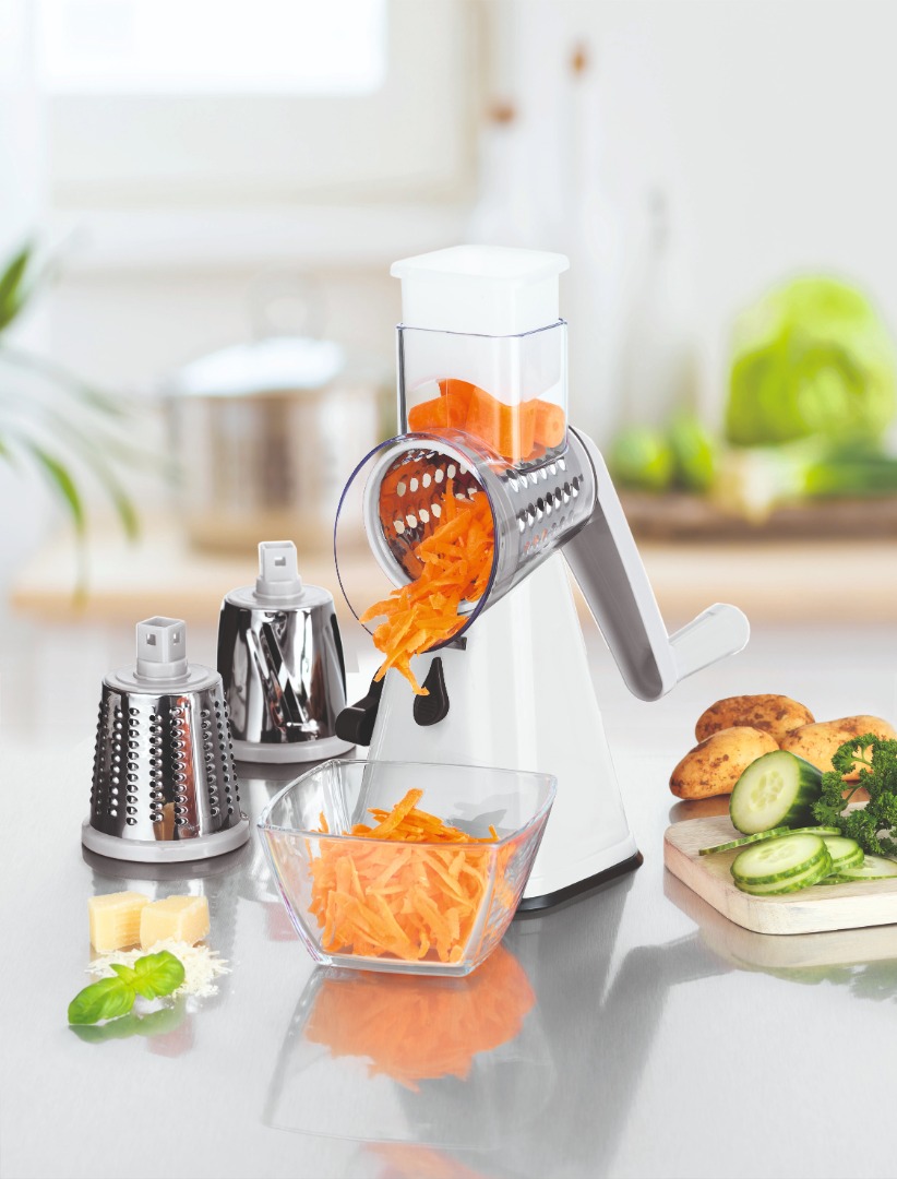 Răzătoare multifuncțională cu 3 lame rotative Spin Slicer
