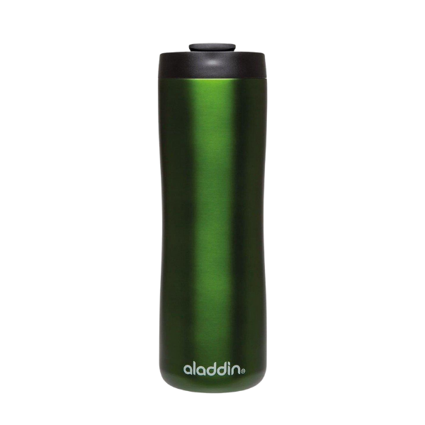 Cană termos cafea, 0.47 l, din inox, capac smart grip, verde, Aladdin