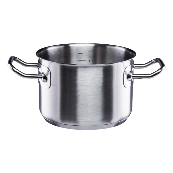 Oală din inox, diametru 16 cm, înălțime 10.8 cm, capacitate 2 l, Profitherm