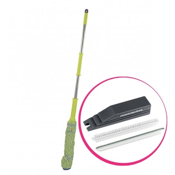 Pachet avantajos: Mop cu sistem de stoarcere ReFresh + Dispozitiv curățare rosturi Fugentorpedo